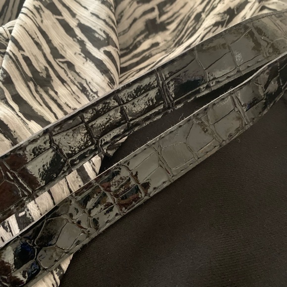 Perceptions Petite Dress with Shrug Black/Gray - Picture 4 of 4